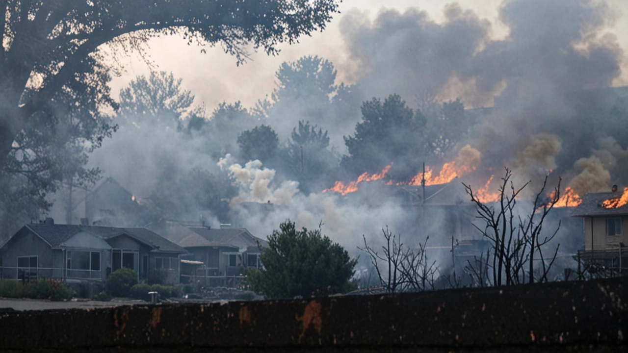 Vasto Incendio a Roma: Le Fiamme Minacciano le Abitazioni