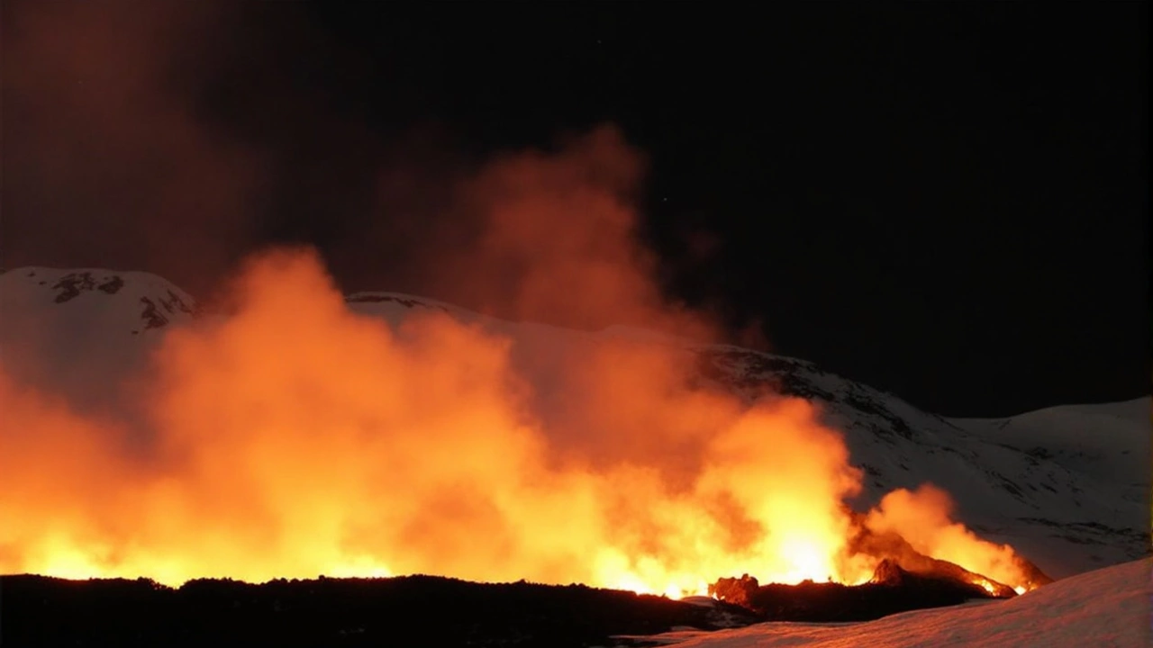 Eruzione dell'Etna: suggestive colate di lava mettono in allerta l'aeroporto di Fontanarossa