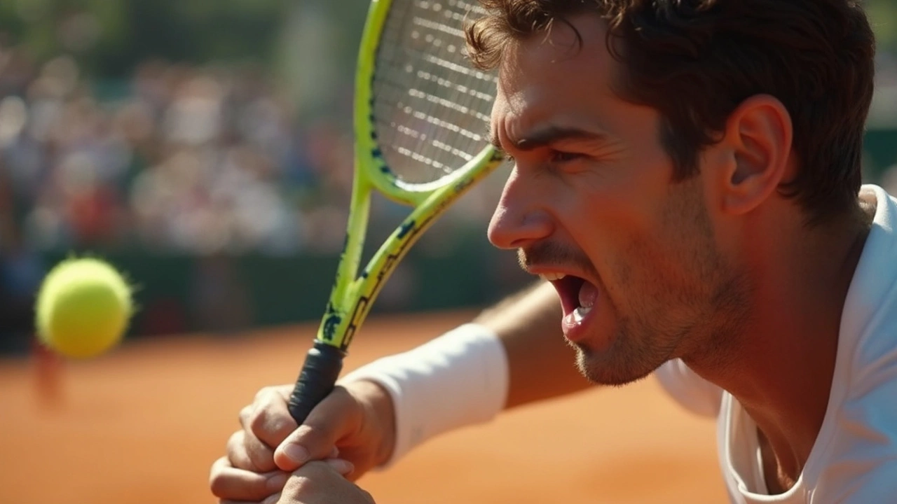 Come evitare che la mano scivoli dalla racchetta da tennis