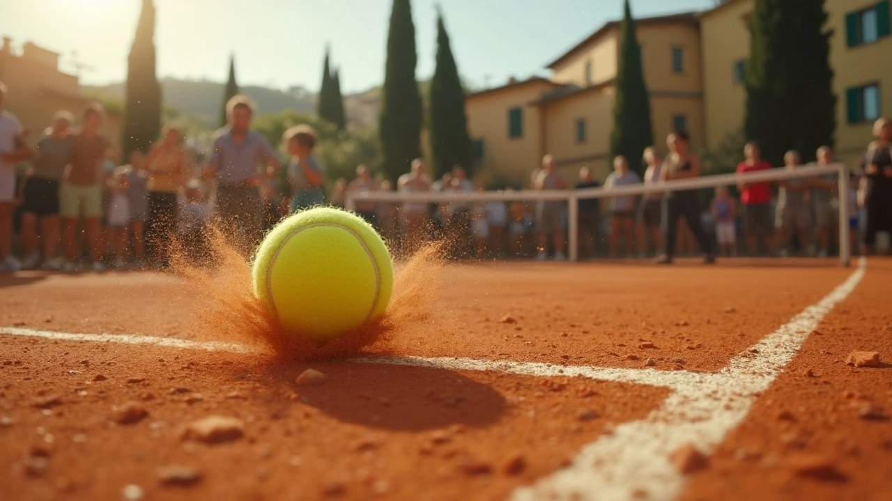 Tennis ball out: cosa conta davvero per dire fuori
