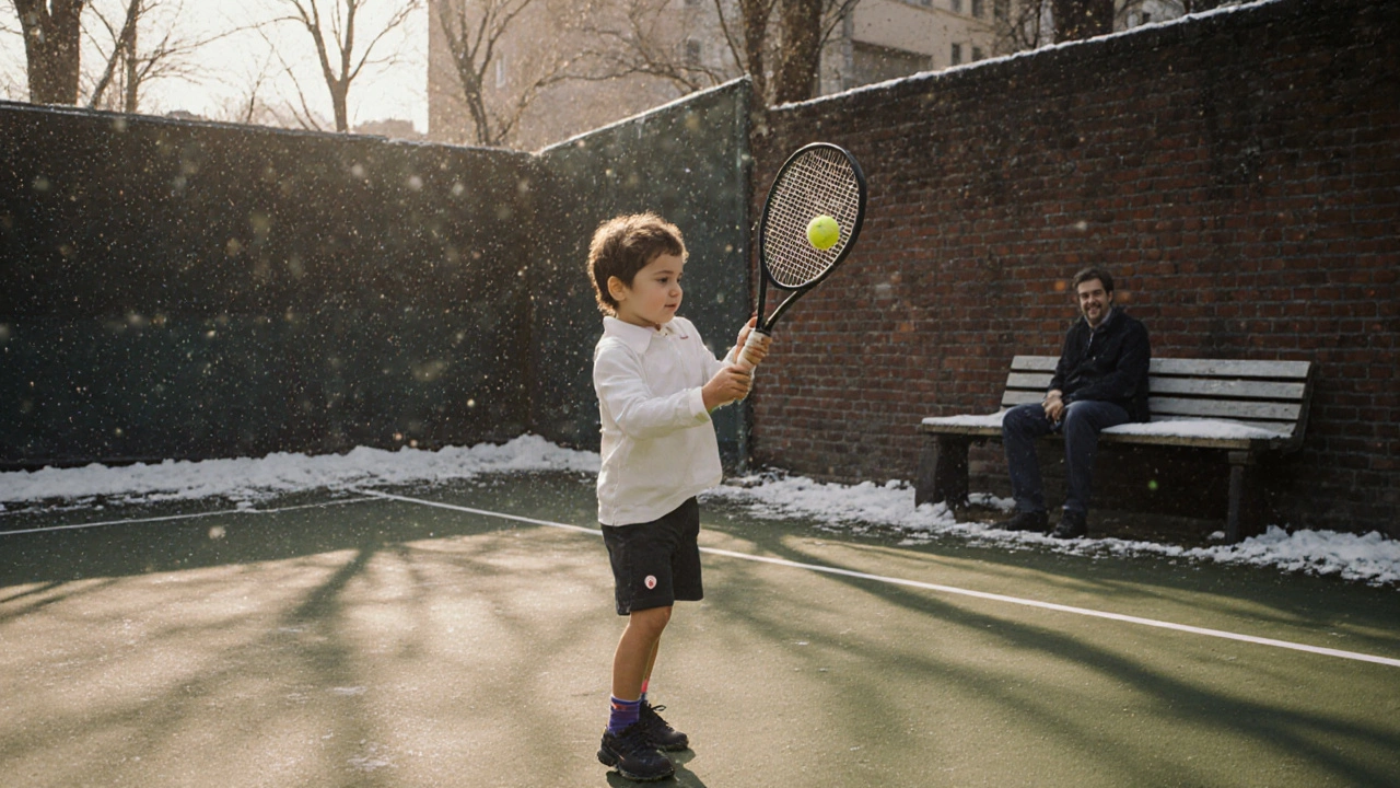 Come Roger Federer ha iniziato a giocare a tennis